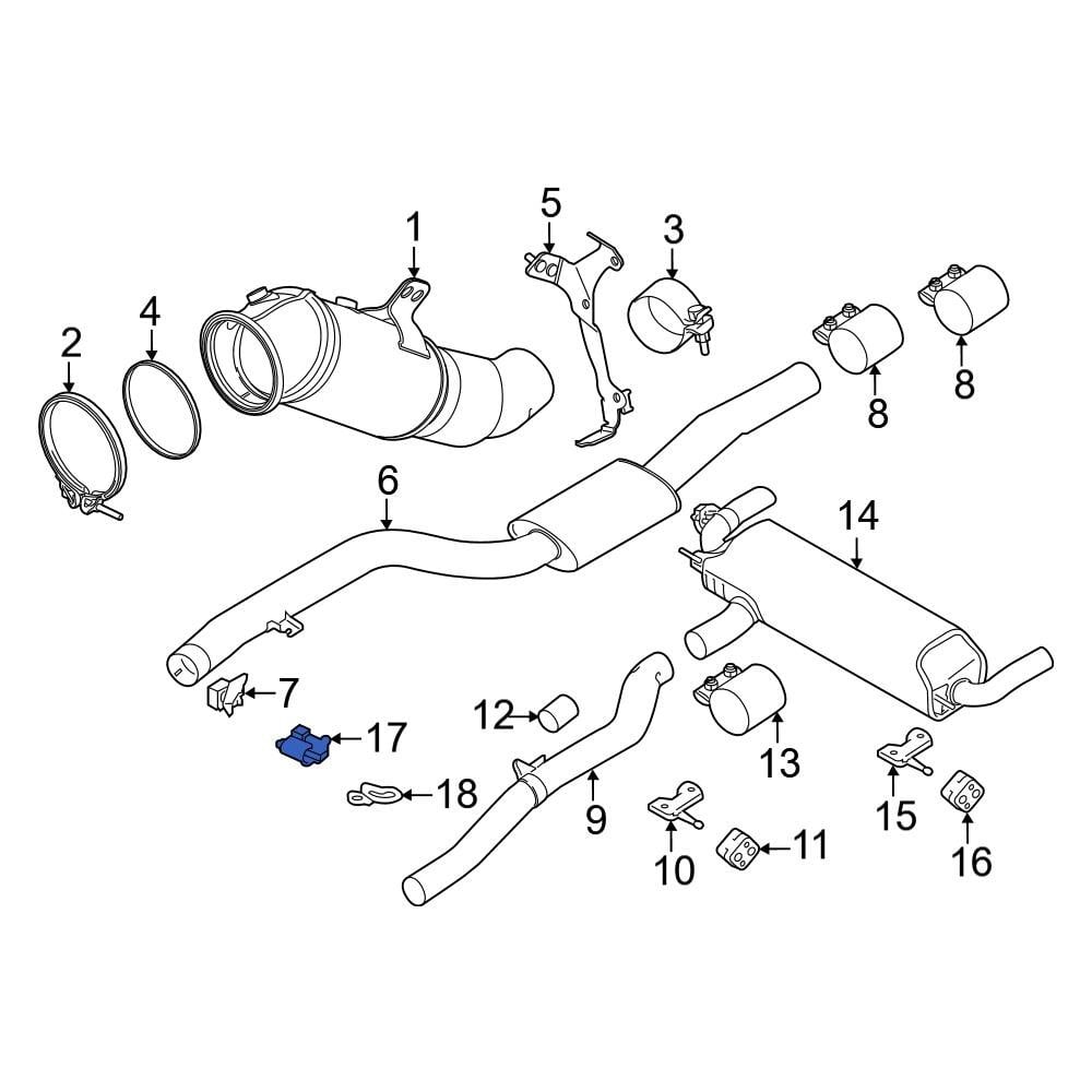 BMW OE 18305A20EA4 Exhaust Control Valve Actuator
