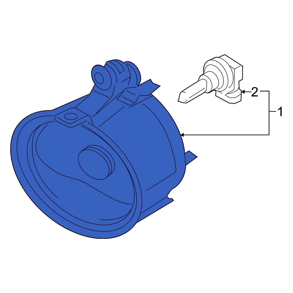 BMW OE 63177317252 - Front Right Fog Light
