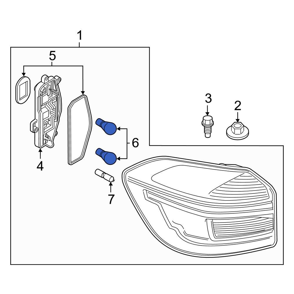 BMW OE 63217160789 Tail Light Bulb
