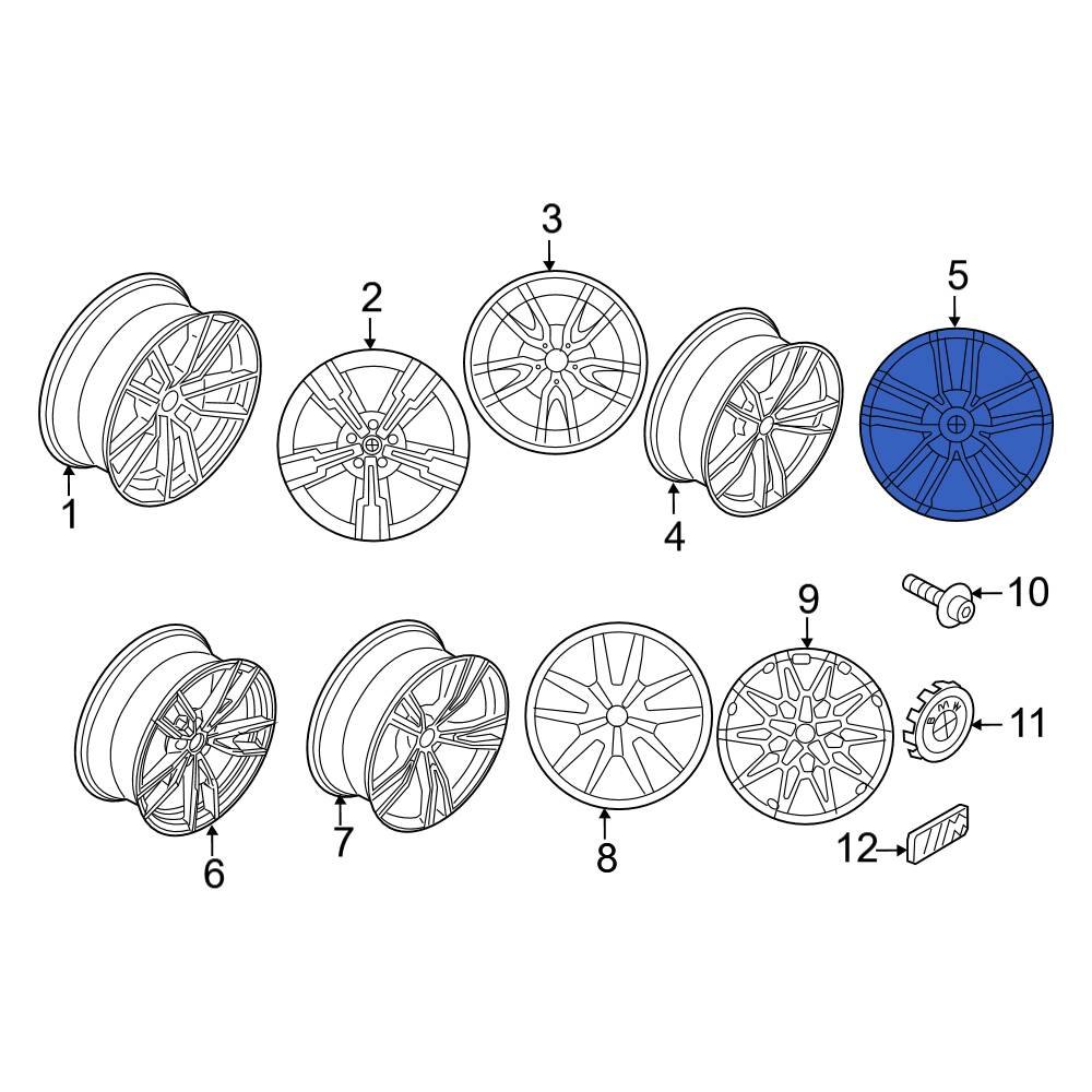 BMW OE 36108093836 Wheel