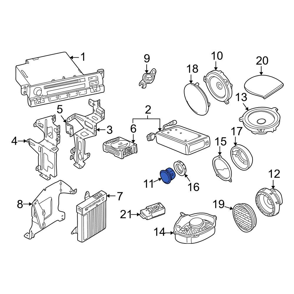 BMW OE 65138374770 - Front Speaker