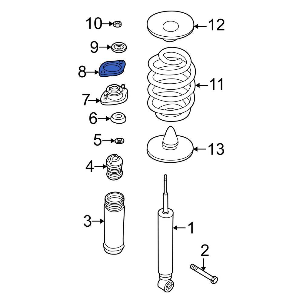 BMW OE 31331110196 Suspension Shock Absorber & Strut Mount Gasket