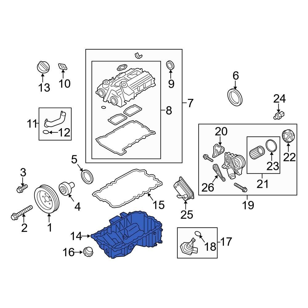 Bmw Oe Engine Oil Pan