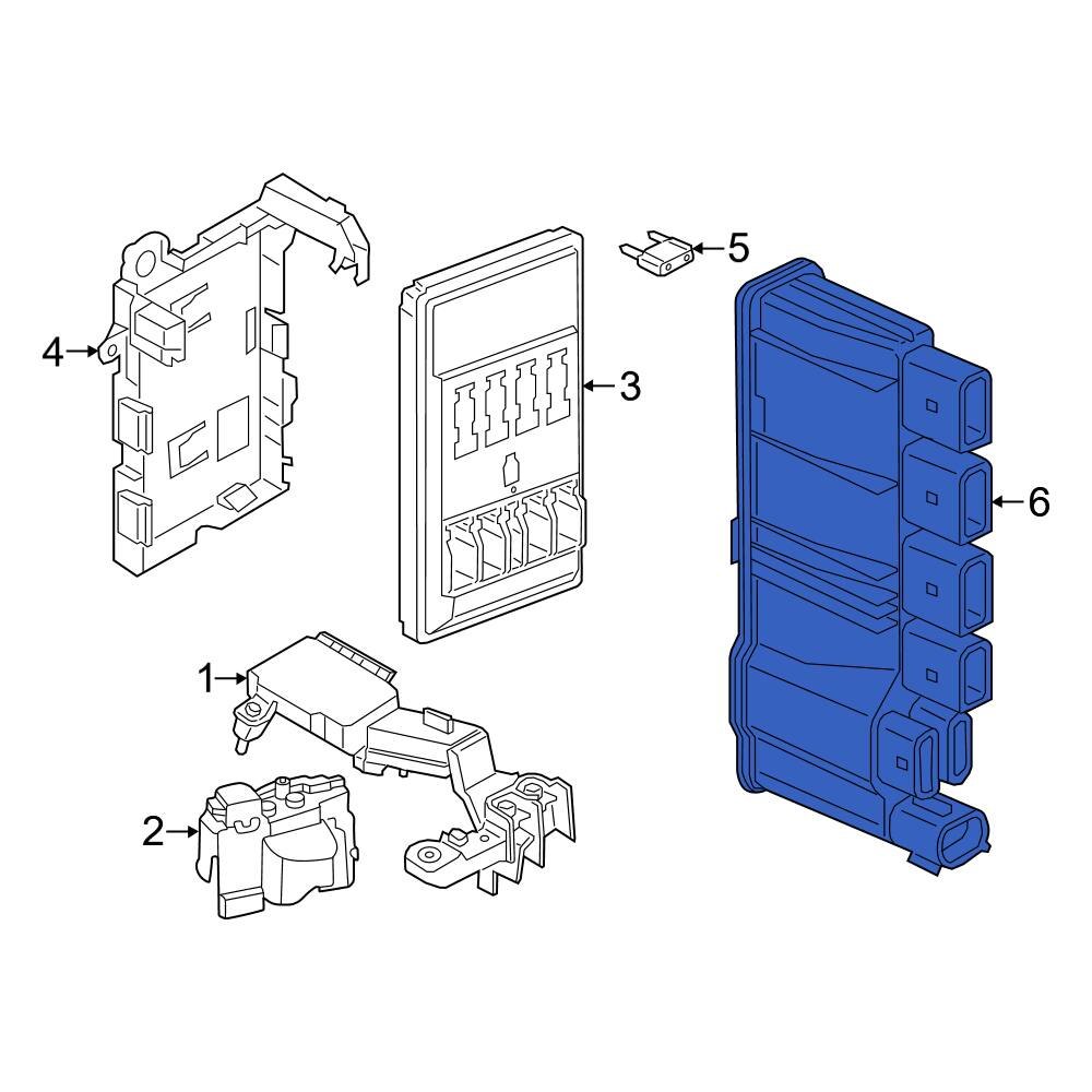 BMW OE 12638638552 Front Vehicle Power Control Module