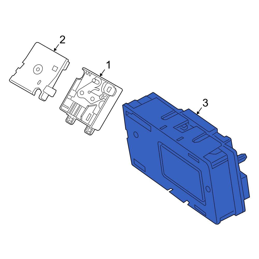 BMW OE 12638638552 Front Vehicle Power Control Module