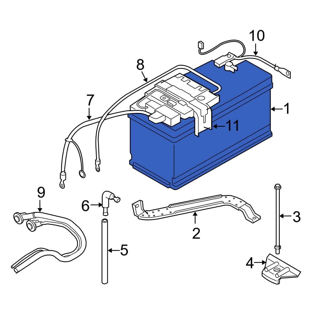 Vehicle battery bmw e60