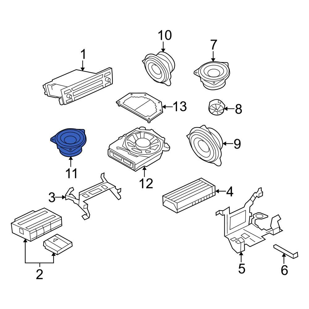 BMW OE 65139143144 - Right Speaker