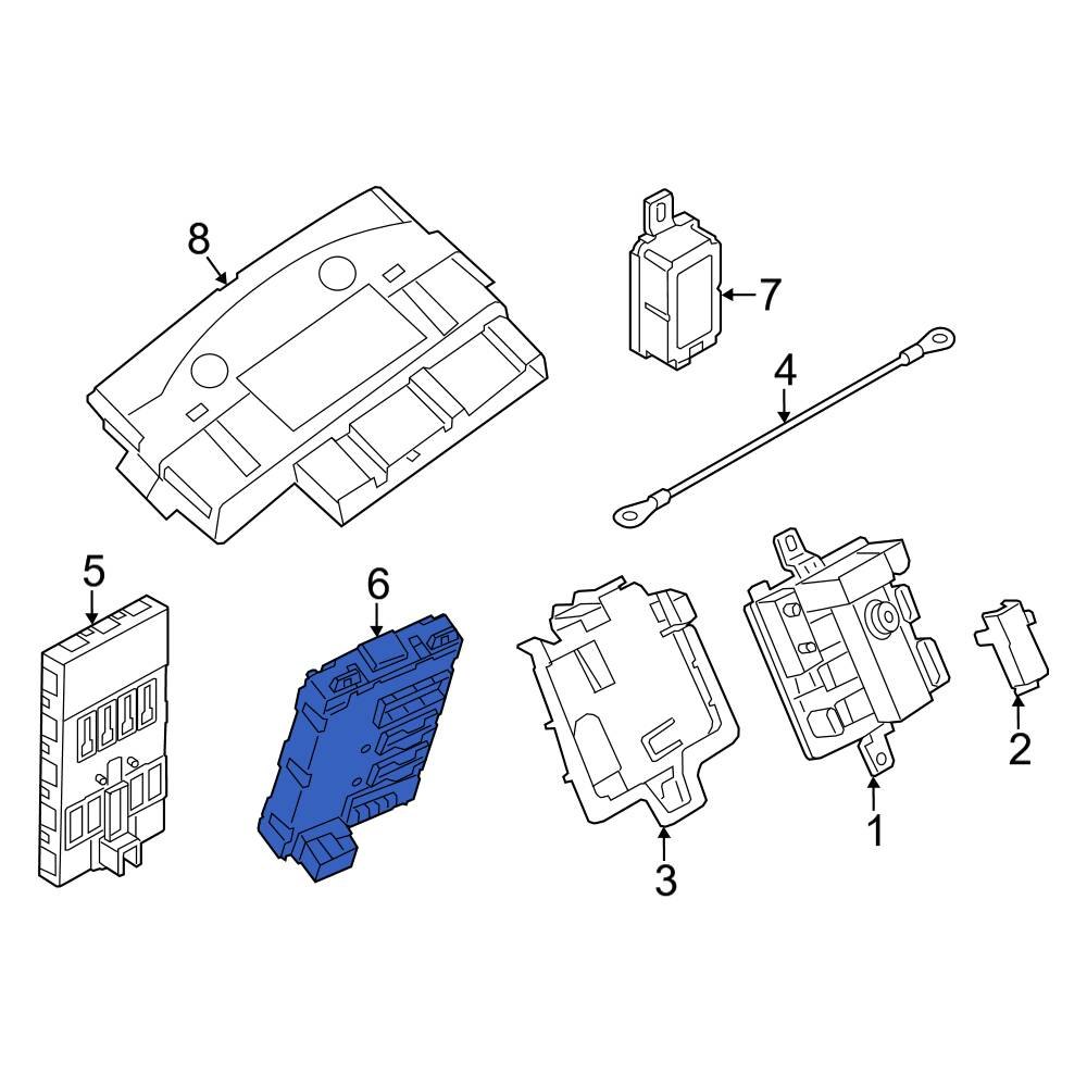 BMW OE 66315A2E886 Front Cruise Control Distance Sensor
