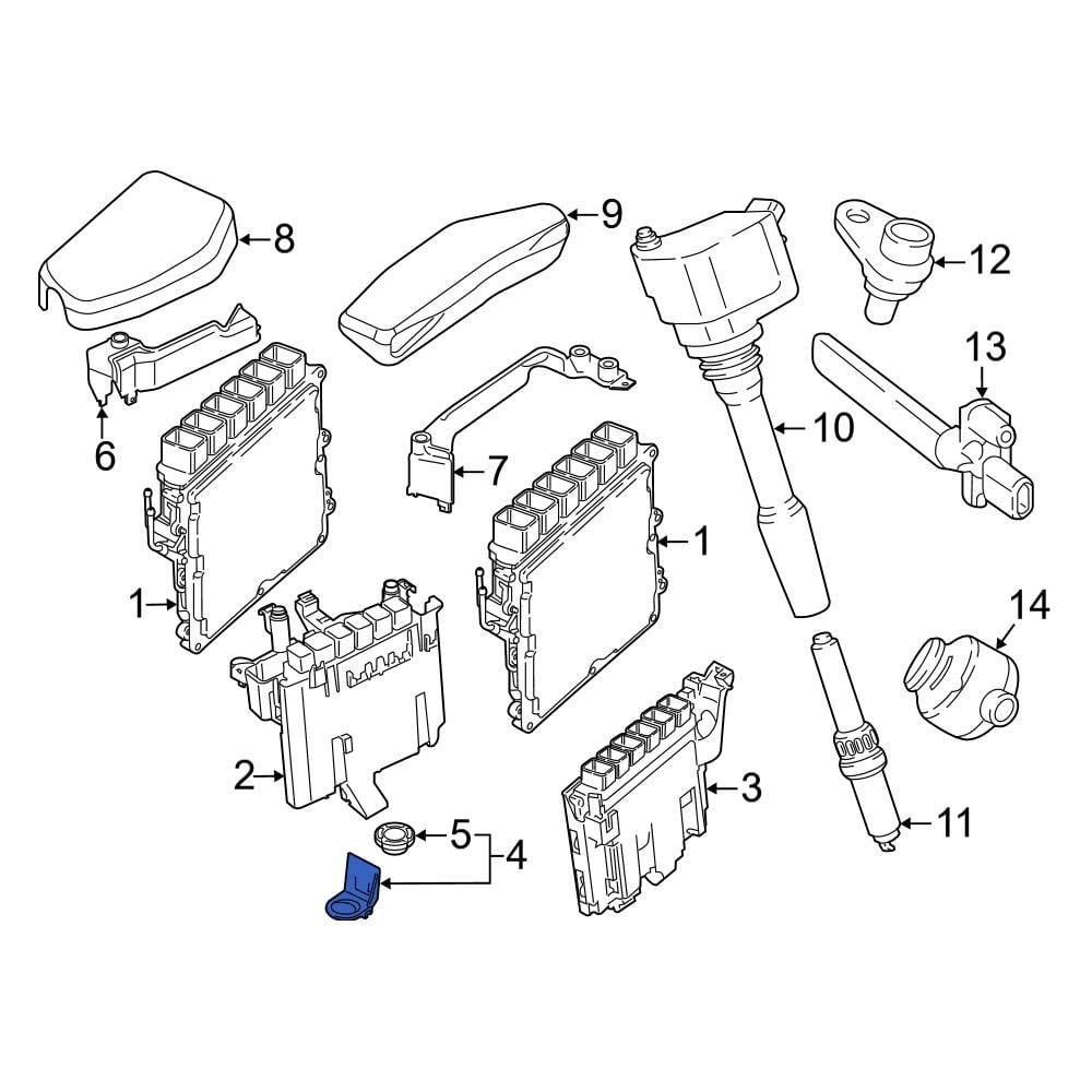 BMW OE 13718620475 - Upper Air Cleaner Bracket