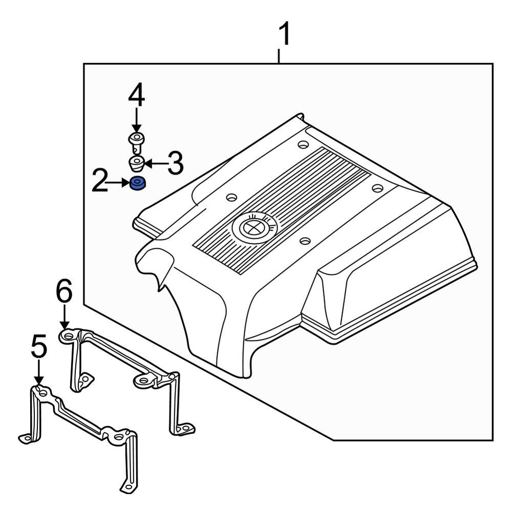 BMW OE 11142247316 Engine Cover Grommet