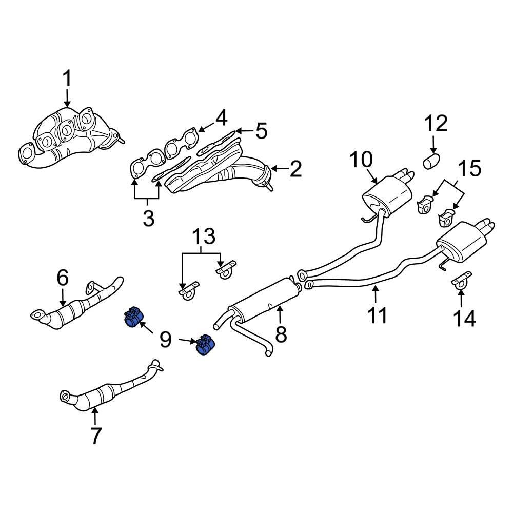 BMW OE 18307560778 - Exhaust Clamp