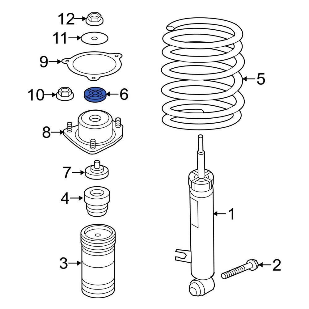 BMW OE 33526776399 Upper Suspension Shock Absorber Mount Insulator