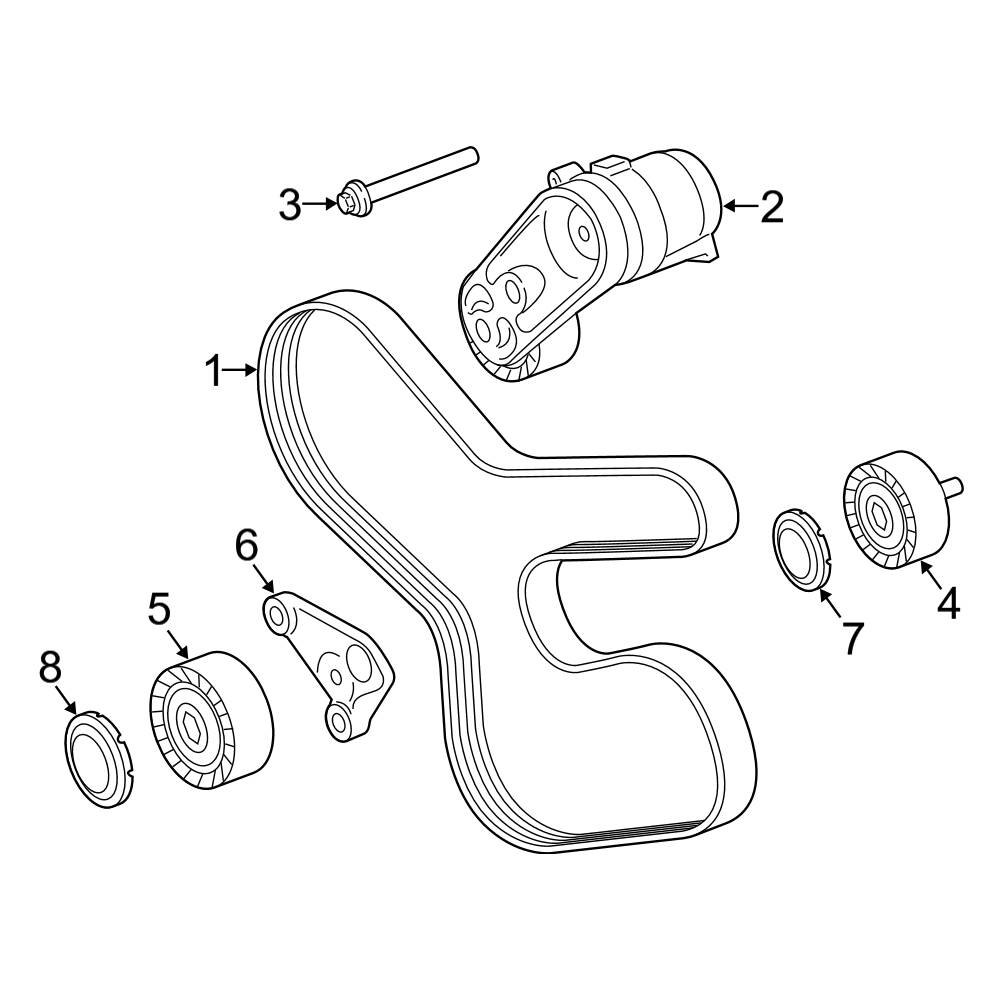 BMW OE 07129906293 - Belt Tensioner Bolt