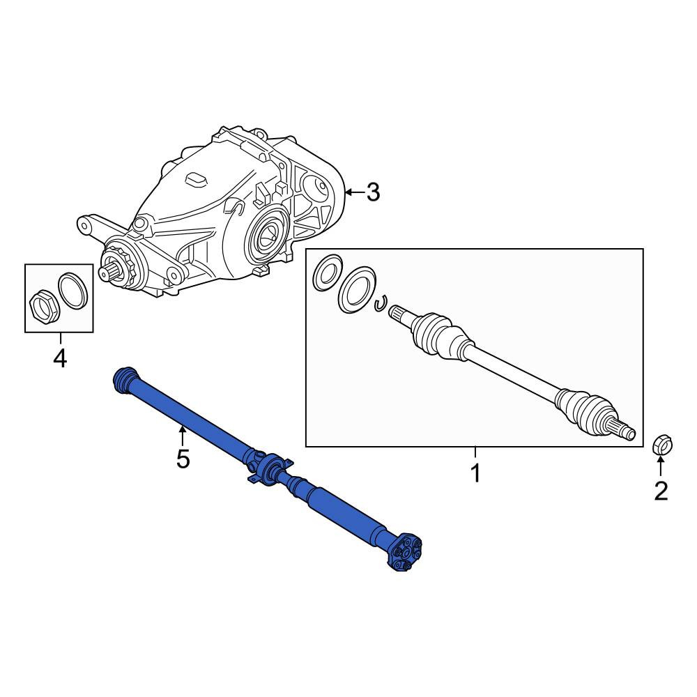BMW OE 26208605866 - Front Drive Shaft