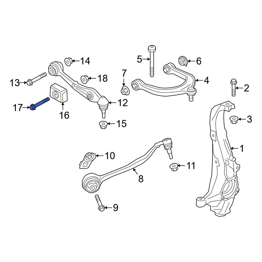 BMW OE 07119905862 Steering Knuckle Bolt