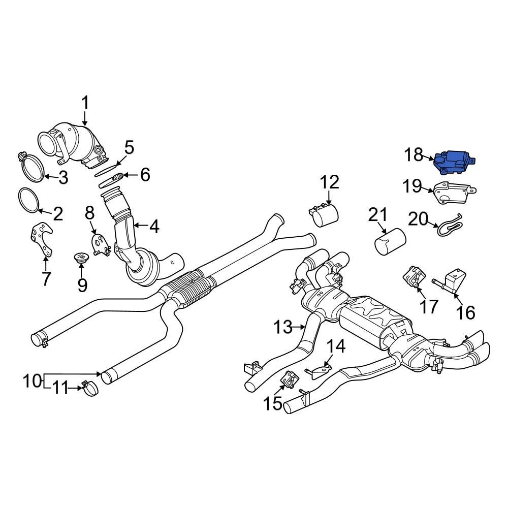 BMW OE 18307851568 Exhaust Control Valve Actuator