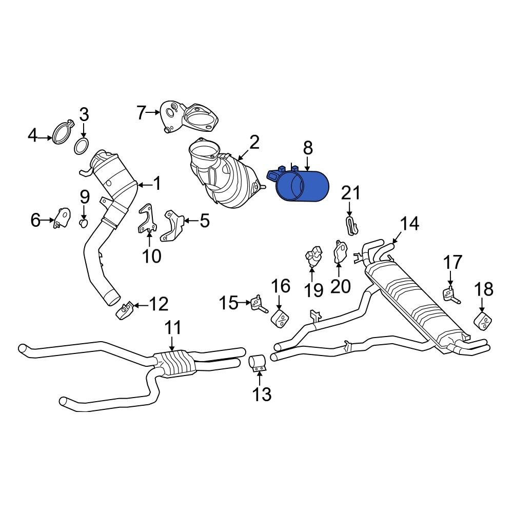 BMW OE 18307935482 Exhaust Muffler