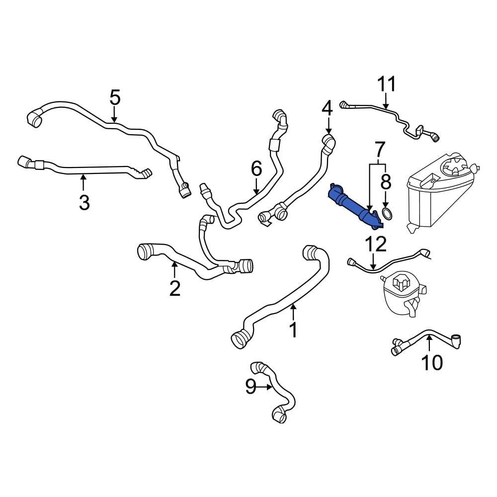 BMW OE 11538650983 - Turbocharger Intercooler Hose