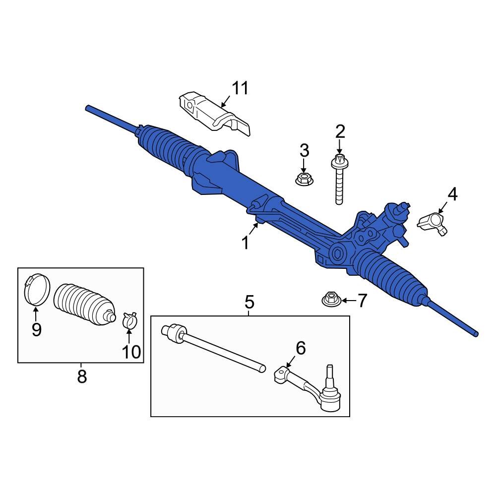 BMW OE 32105A41179 Rack And Pinion Assembly bmw-oe-32105a41179-rack-and-pinion-assembly