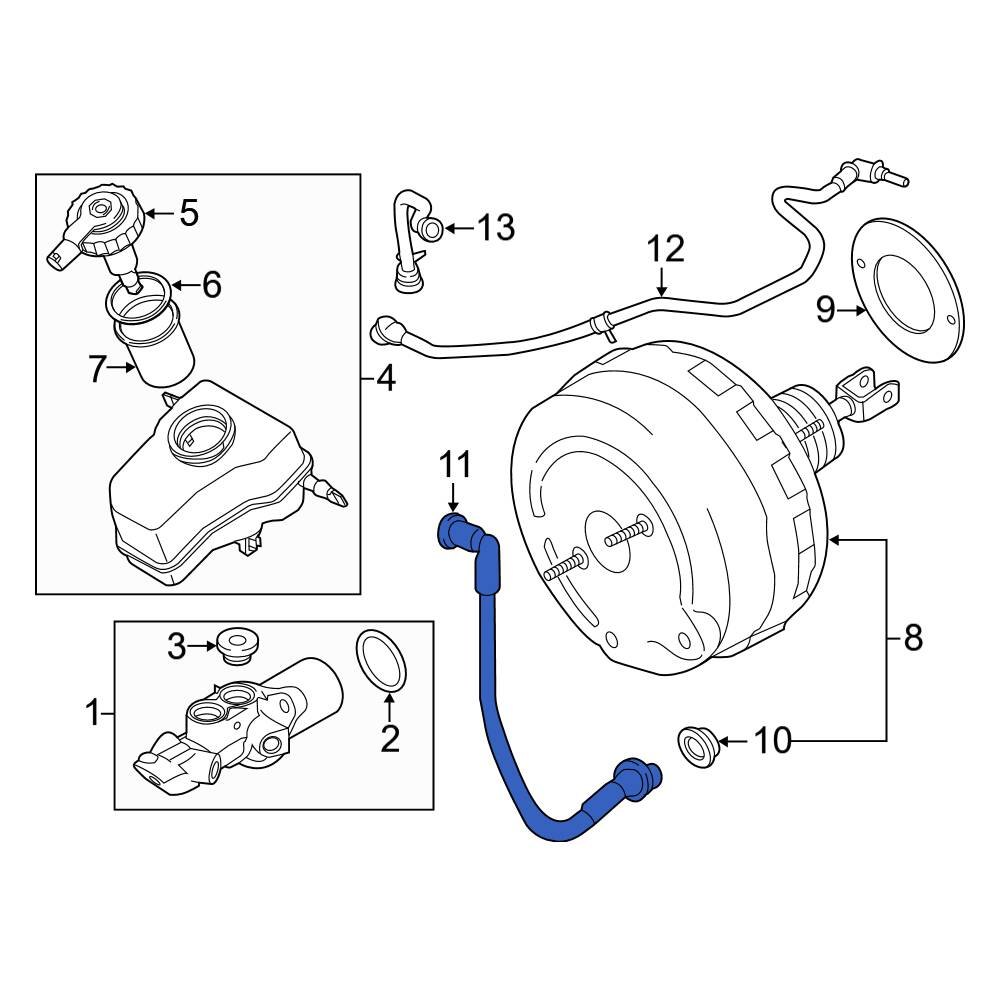 BMW OE 11667575774 Brake Vacuum Hose
