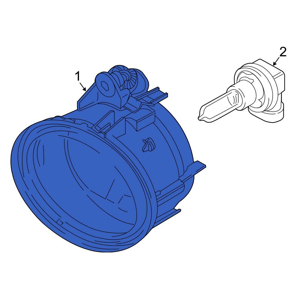 BMW OE 63177238788 - Front Right Fog Light
