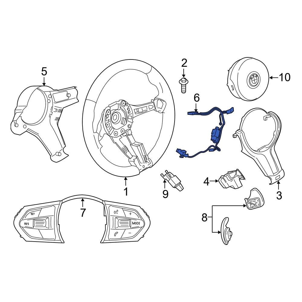 BMW OE 32307848337 - Steering Wheel Wiring Harness