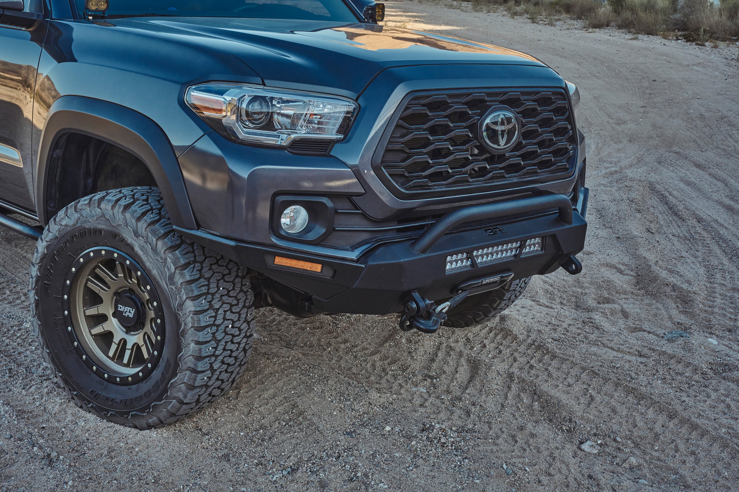 Body Armor 4x4® TC19339W Hiline Black Powder Coated Bumper Wings