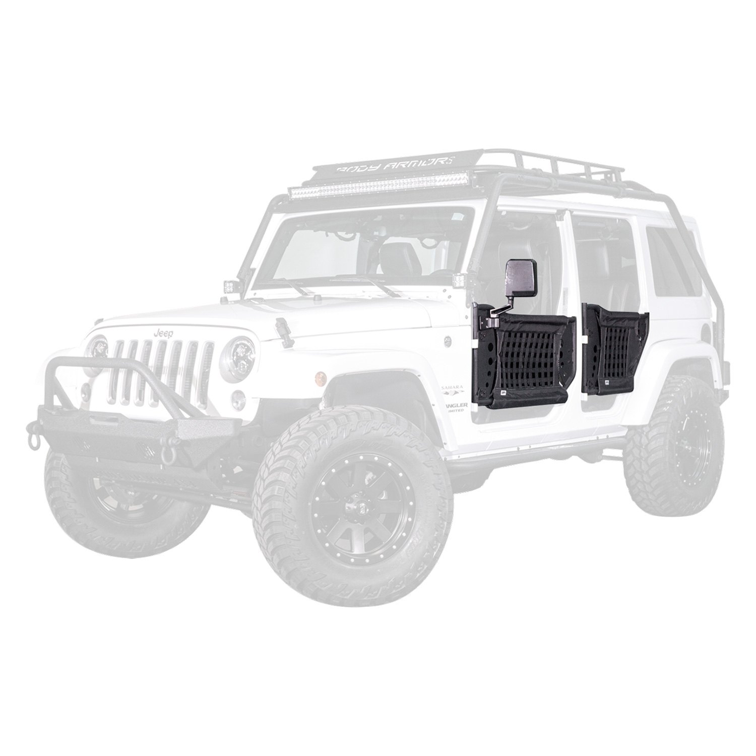 Body Armor 4x4® Jeep Wrangler 2007 Gen 3 Trail Doors