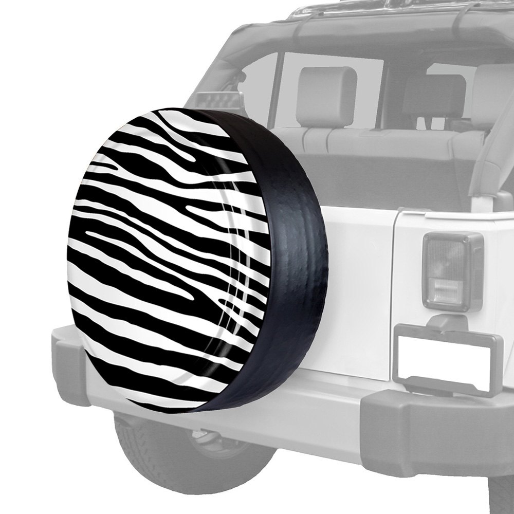 Boomerang® - Jeep Wrangler 2013 Rigid Series™ Zebra Spare Tire Cover