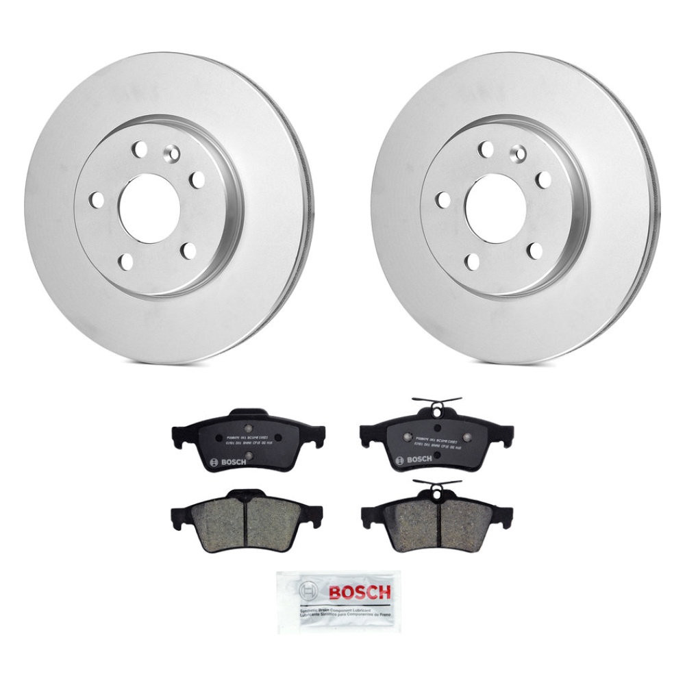 BOSCH QuietCast Brake Rotor - Premium Rear Rotor For Toyota Highlander, Anti-Rust Coating