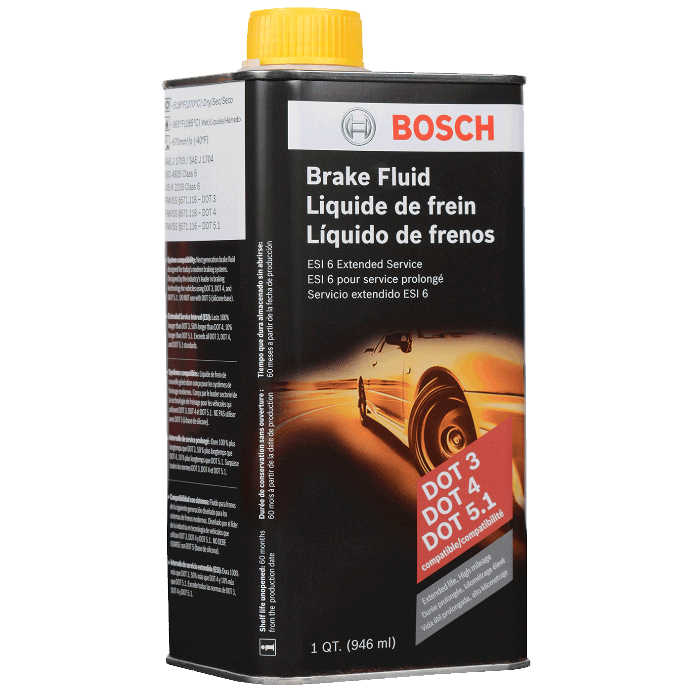 Bosch Brake Fluid Bottle Left View