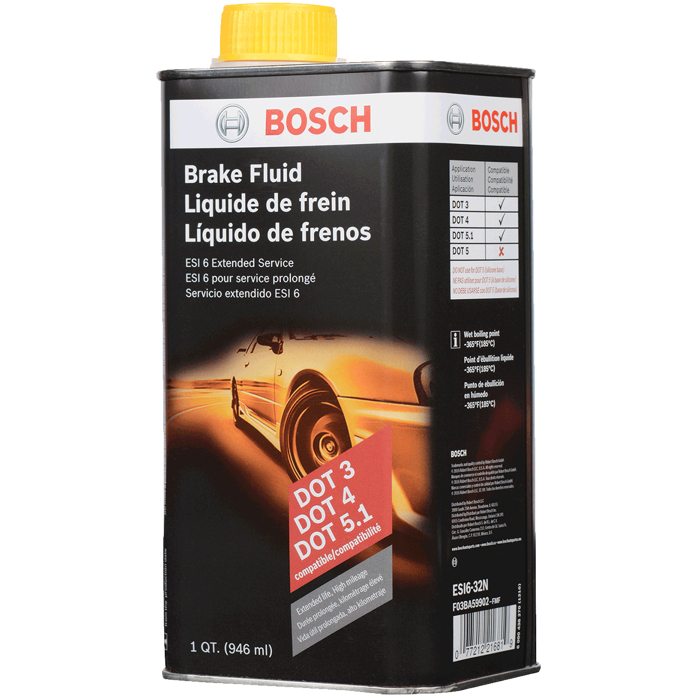Bosch Brake Fluid Bottle Right View