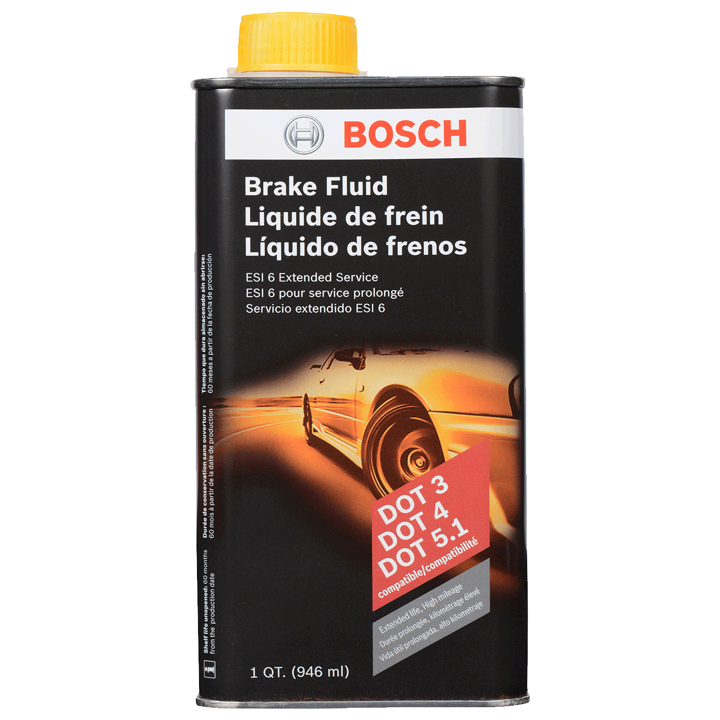 Bosch Brake Fluid Bottle Front View