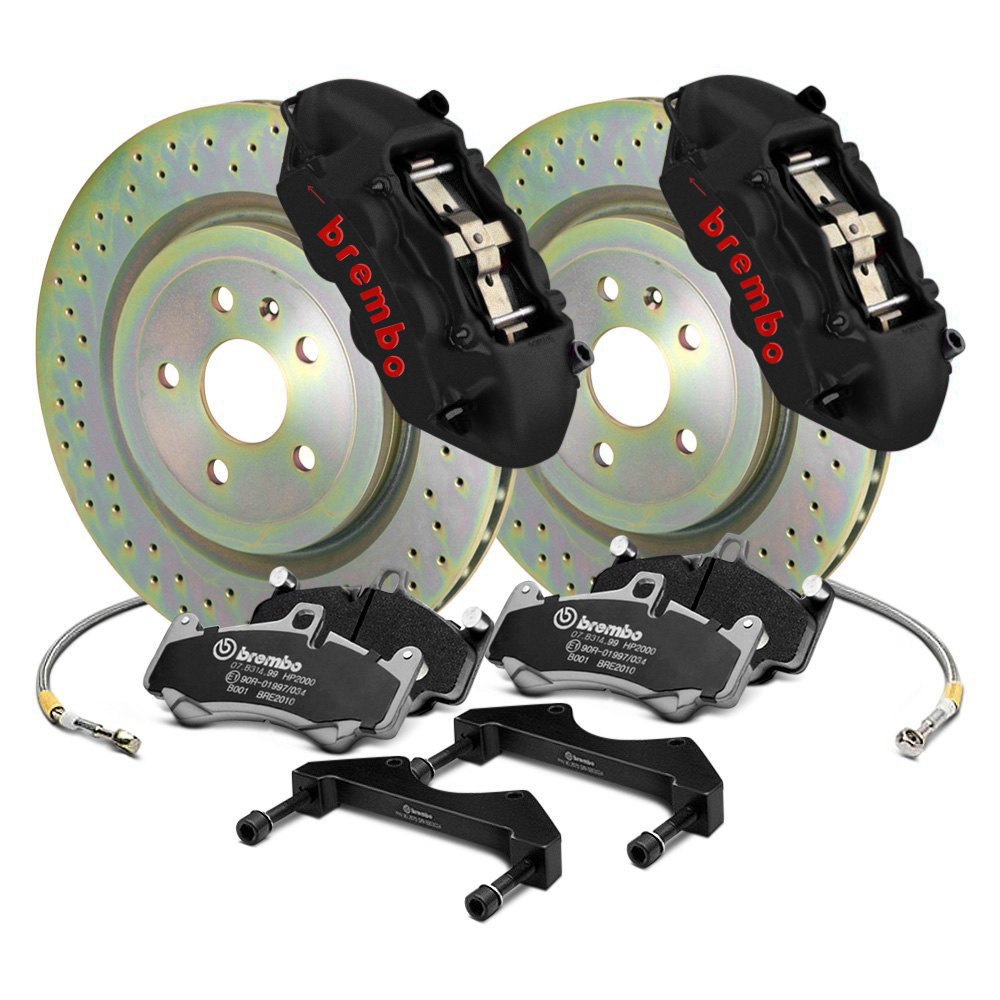 Brembo® Chevy Camaro SS 2016 GTS Series Cross Drilled 1Piece Rotor