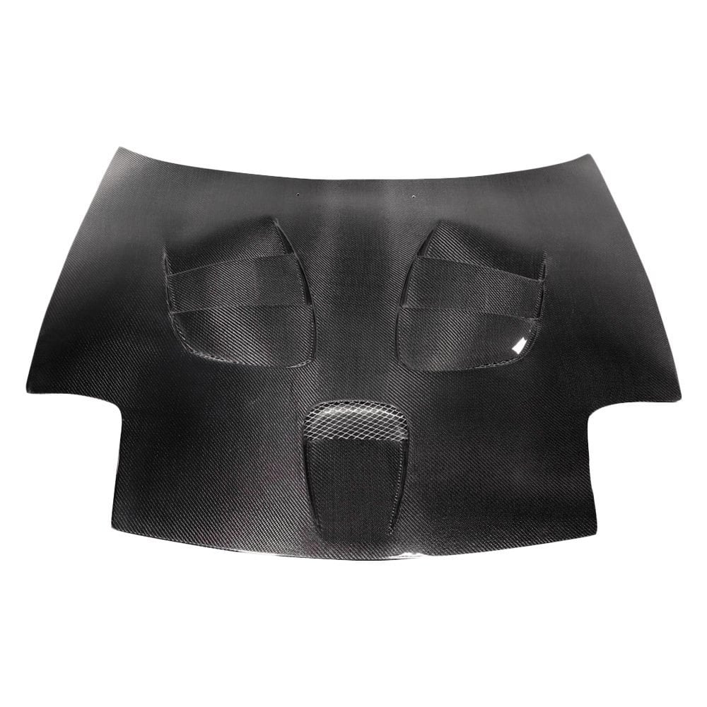 Carbon Creations® 115129 - Scooter Style Carbon Fiber Hood