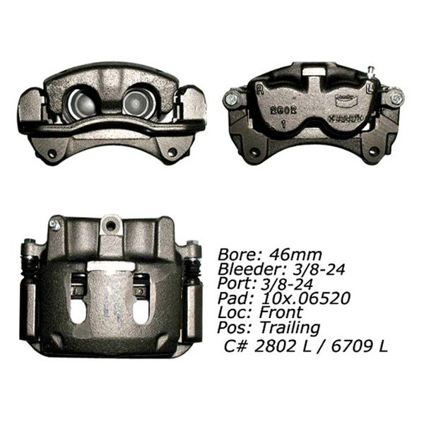 Centric® Ford Ranger 2001 Posi Quiet™ Loaded Brake Caliper