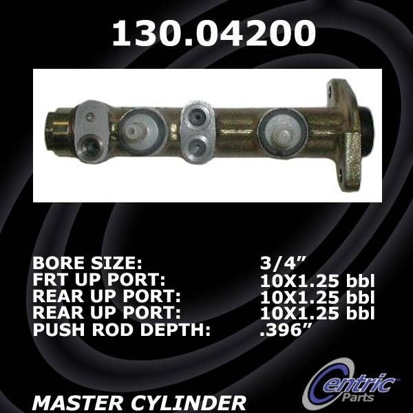 Centric® 130.04200 - Premium™ Brake Master Cylinder