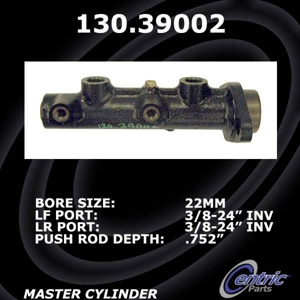 Preferred Centric 130.39002 Brake Master Cylinder-Premium Master Cylinder