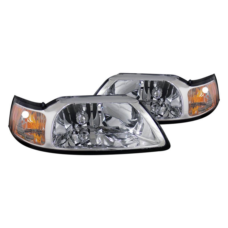 CG® 02AZFM99CA Chrome Euro Headlights