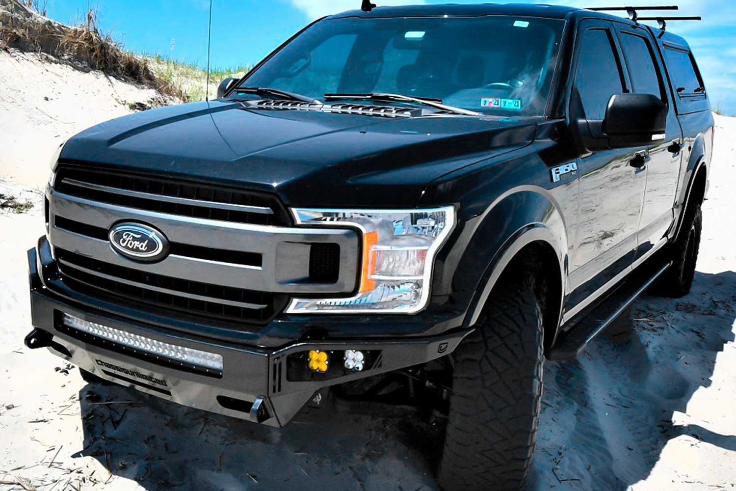 Chassis Unlimited® Ford F 150 2020 Octane Full Width Blacked Front Modular Bumper 2022