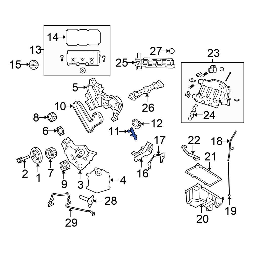 Chrysler OE 4892109AA - Engine Timing Belt Tensioner