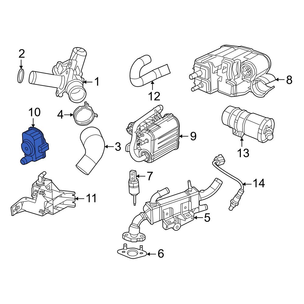 Chrysler OE 4861962AD Evaporative Emissions System Leak Detection Pump