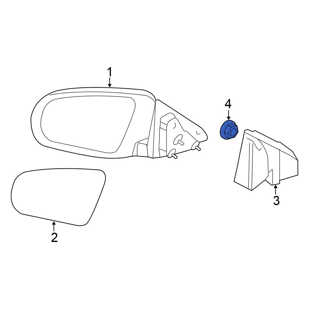 Chrysler OE 6510416AA - Door Mirror Nut