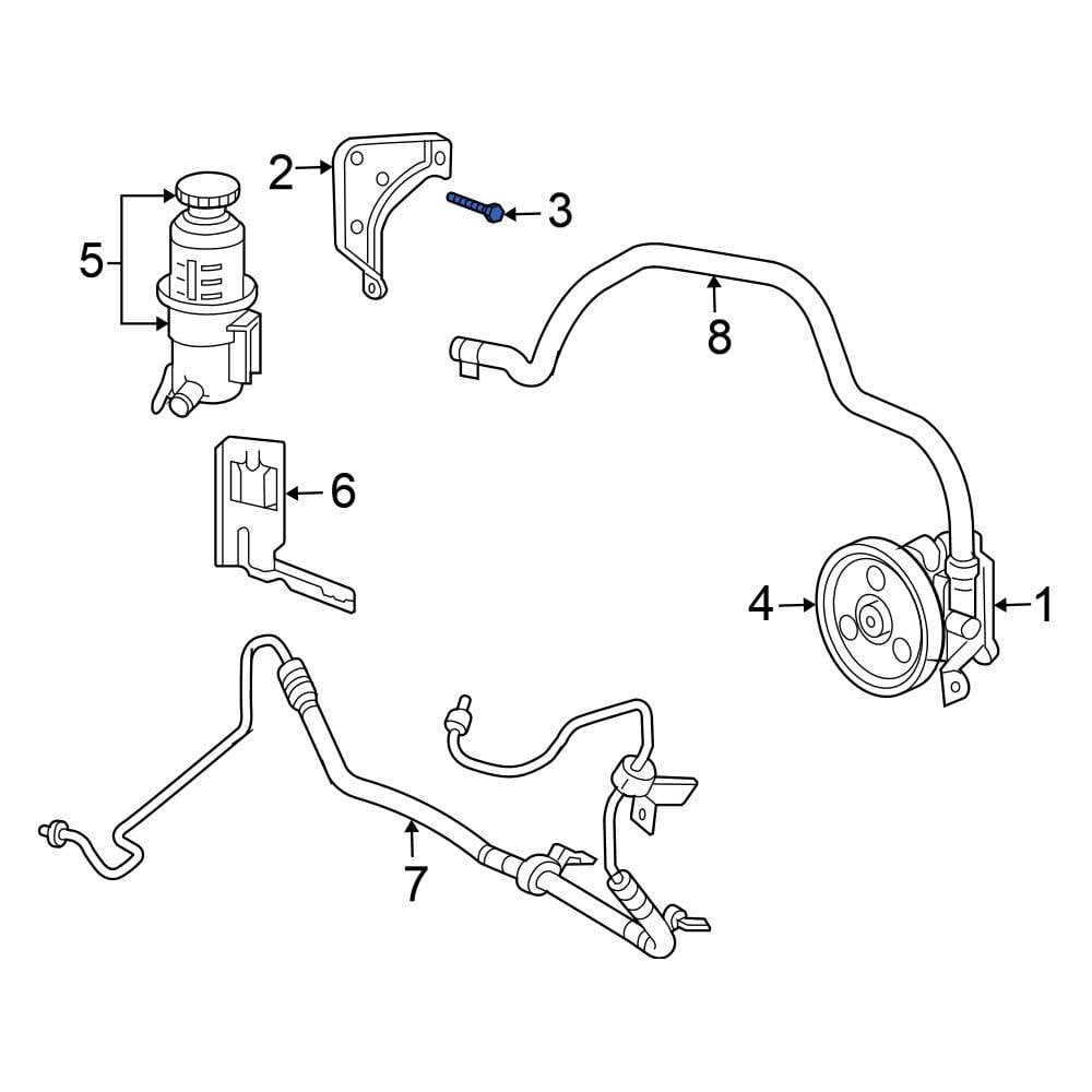 Chrysler OE 6101983 - Power Steering Pump Mounting Bolt