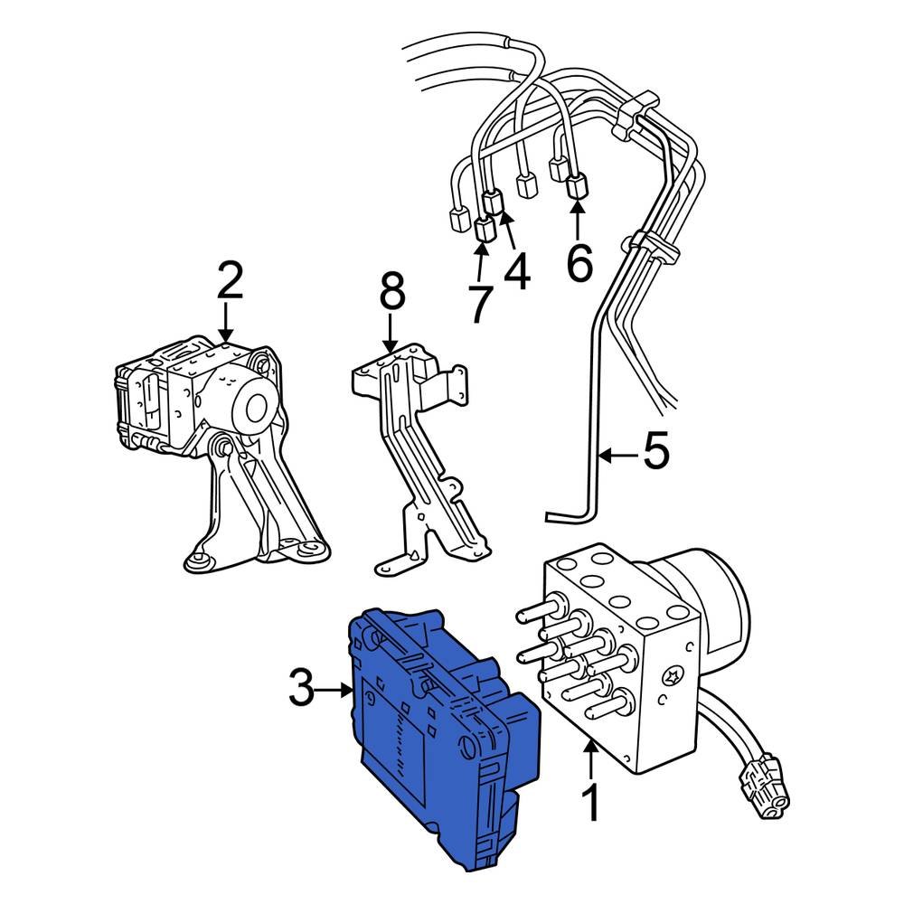Chrysler OE 5142251AA ABS Control Module