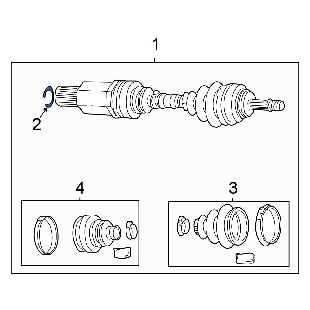 Chrysler OE 4797704 CV Joint CClip