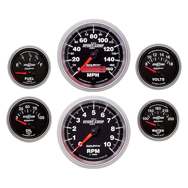 Classic Dash® 107950911 6Gauge Instrument Cluster Kit with Autometer
