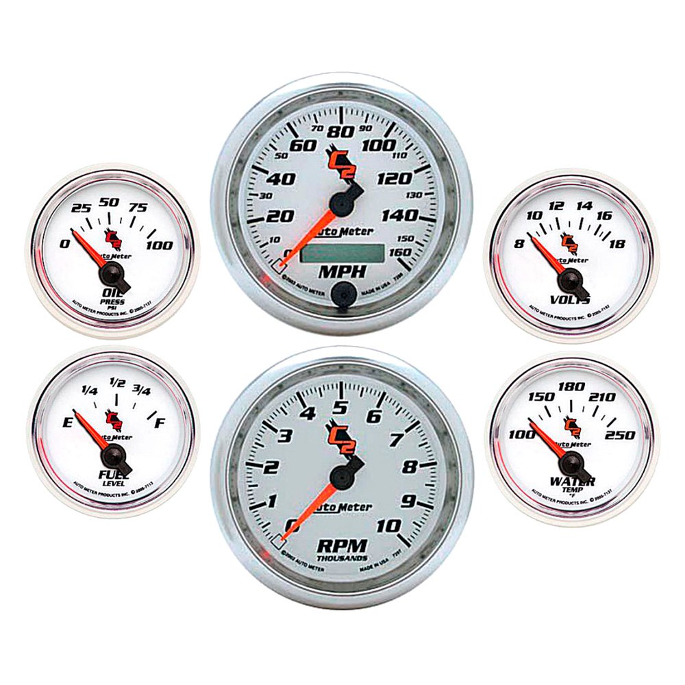 Classic Dash® 612661611 6Gauge Instrument Cluster Kit with Autometer