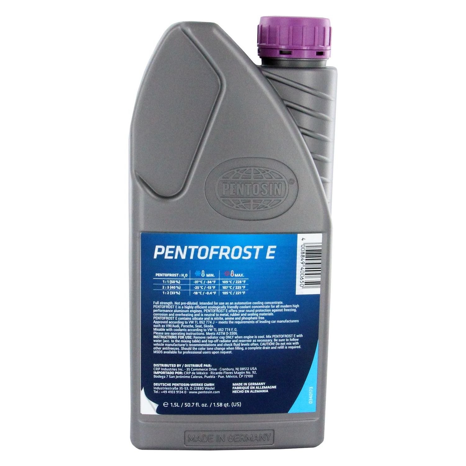 Pentosin® - Pentofrost™ E G13 Long-Life 50/50 Prediluted Engine