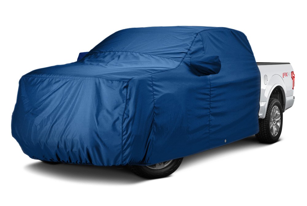 レビュー投稿で選べる特典 Covercraft Custom Fit Technalon Block-it Evolution Series  Vehicle Cover, Blue